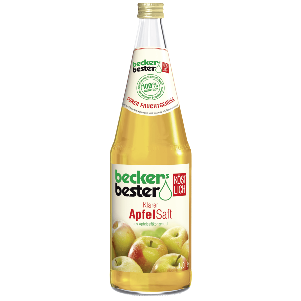 Bild von becker's bester Apfelsaft klar  1L