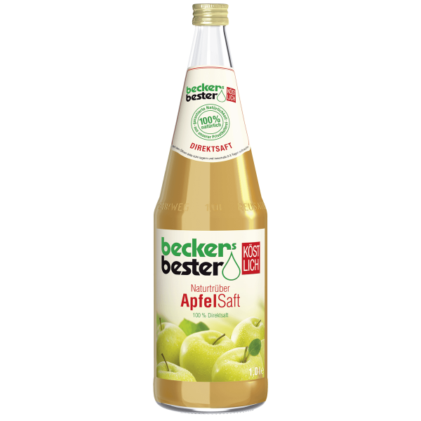 Bild von becker's bester Apfelsaft trüb  1L